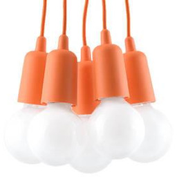Sollux Wisząca LAMPA industrialna SL.0586 kable OPRAWKA pająk