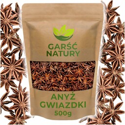ANYŻ GWIAZDKI 500g Naturalny pachnący AROMATYCZNY ANYŻ GWIAŹDZISTY