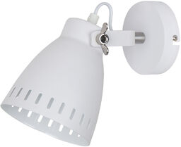 Italux Franklin MB-HN5050-1-WH+S.NICK kinkiet lampa ścienna retro biała