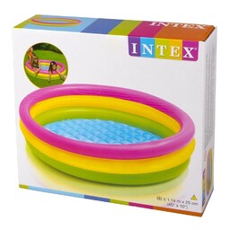 Basen dmuchany kolorowe pierścienie 114x25cm Intex 176378-57412