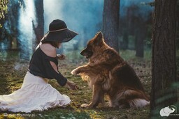 Sesja fotograficzna z pupilem