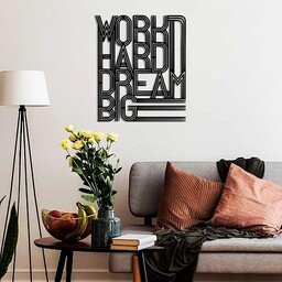 Stylowe, czarne dekoracyjne akcesoria ścienne, 46 x 55