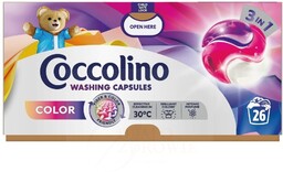 COCCOLINO Kapsułki 3w1 do prania kolorowych tkanin (26