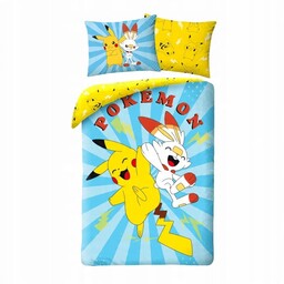 Pościel Pokemon 140x200 Pikachu Pikaczu