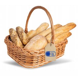 Kosz wiklinowy z rączką piknikowy koszyk na zakupy