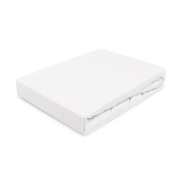 Darymex Prześcieradło jersey z gumką 160x200 001 białe