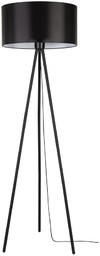 Lampa podłogowa Verian 1xE27 maks. 40W Czarny metal/czarny