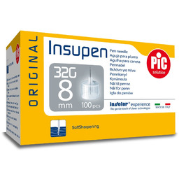 PIC Insupen 32G 8mm, igły do penów, 100