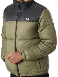 Kurtka męska Fila FAM040463046 SOLLER PUFF JKT Zielona