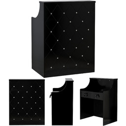 Recepcja fryzjerska lakierowana Diamond 80 cm kosmetyczna