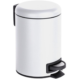 WENKO Kosz łazienkowy LEMAN MATT, pojemnik na śmieci,