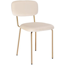 EHOKERY Krzesło Louis Velvet Beżowy Zyskaj