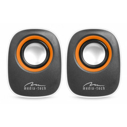 Media-Tech Głośniki IBO MT3137W Stereo/Jack 3,5/USB/RMS 6W