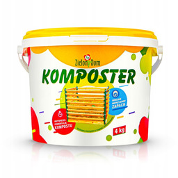 Komposter aktywator kompostu Zielony Dom. Pożywka bakterii, nawóz