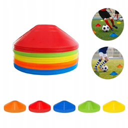 STOŻKI TRENINGOWE ELASTYCZNE PACHOŁKI GRZYBKI TALERZYKI ZESTAW 25szt.