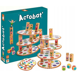 Janod Akrobaci Gra Zręcznościowa Układanie Wieży