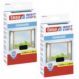 Tesa Moskitiera okienna Siatka na okno taśmę rzepową