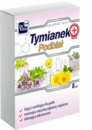 Tymianek + Podbiał suplement diety 8 pastylek
