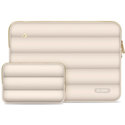 Tech-Protect Puffy Etui do Laptopa 13-14 Cali Piaskowe