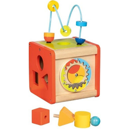 Drewniana kostka edukacyjna z instrumentami muzycznymi Goki 59966