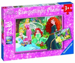 RAVENSBURGER Puzzle Świat Księżniczek Disney (24 elementy)
