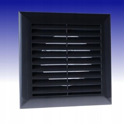 Kratka wentylacyjna 17x17 fi100 grafit kuchenna łazienkowa 002RGr