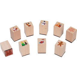 Świąteczne pieczątki dla dzieci Goki 15569 stemple zestawy