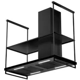 Akpo WK-9 Lungo Czarny Okap wyspowy