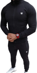 Dres męski klasyczny czarny małe logo Furia