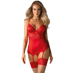 Kuszący czerwony gorset