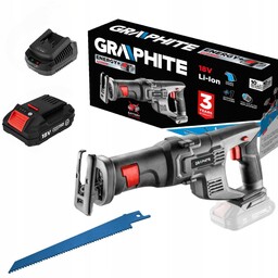 Pilarka Szablowa Akumulatorowa Bateria 2Ah Ładowarka Graphite