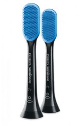 Philips TongueCare Końcówki do czyszczenia języka Black HX8072/11
