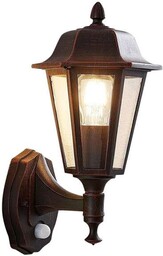Lindby - Noor Ścienna Lampa Ogrodowa w/Sensor Rust