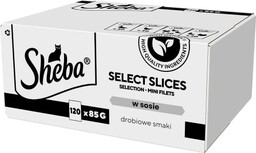 SHEBA Selection Select Slices Drobiowe smaki w sosie