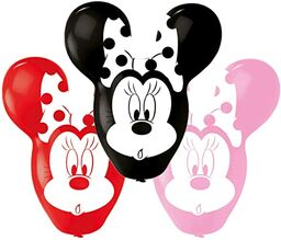 amscan 9903670 Myszka 4 lateksowe balony Minnie Mouse