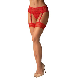 Pończochy do pasa z koronkowym wykończeniem