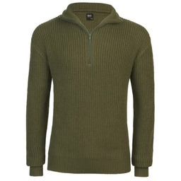 Sweter Wojskowy BRANDIT Marine Troyer Olive 5XL [5XL]