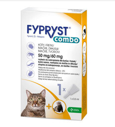 Fypryst Combo 50 mg/60 mg 1 pipeta koty