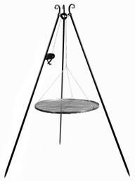 Grill na trójnogu z kołowrotkiem 180 cm, TRIVO,