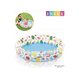 Basen dmuchany przeźroczysty w owoce 122x25cm Intex 395299-59421