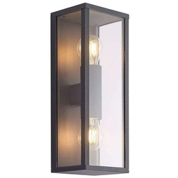 Lindby - Peldar 2 Ścienna Lampa Ogrodowa Dark