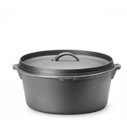 Hendi Kociołek żeliwny, 9L, czarny, Ø310x(h)155mm I Hendi