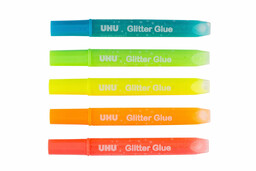 Klej UHU brokatowy Glitter Glue Orig Glow 6x10ml