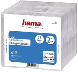 Hama Podwójne pudełko CD w super smukłej obudowie