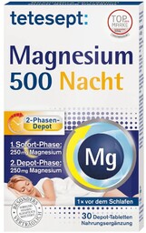 Magnez Tetesept Magnesium 500 Nacht, 30 tabletek