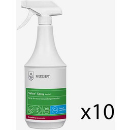 Zestaw: 10 x Velox Spray Medisept 1L neutral