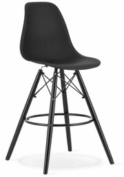 Hoker barowy LAMAL 3767 czarny/nogi czarne