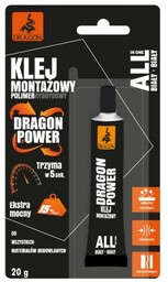 DRAGON klej montażowy polimer hybrydowy Power, biały 20