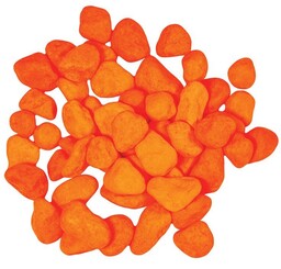 Żwirek do akwarium Happet pomarańczowy 4cm 1kg