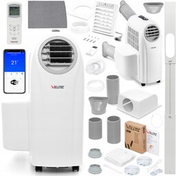 Cichy Klimatyzator Przenośny Welltec ACH1414PRO 6w1 WiFi 4kW